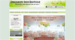 Desktop Screenshot of imaginairdeco.fr